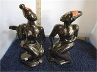 AFRICAN POTTERY STATUES
