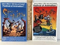 Sick & Twisted festivals programs 1995 and 1993