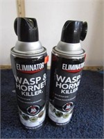 2 CANS-- WASP & HORNET SPRAY