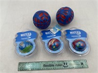 NEW Lot of 5- Water Hoppers & Bounce Balls