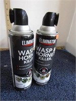 2 CANS-- WASP & HORNET SPRAY