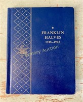 COMPLETE SET FRANKLIN HALF DOLLARS 1948-1963