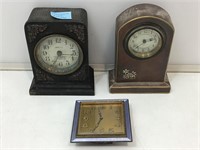 Antique/Vintage Small Table/Desk Clocks For