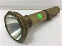 Vintage Aurora Brass Flashlight
