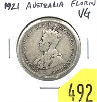 1921 Austalia florin