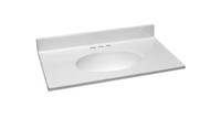 31x19" SOLID WHITE SINGLE SINK $132