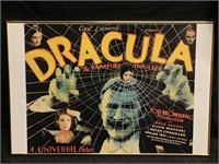 ‘Dracula’ Repro Movie Poster. 30x23 In 24x36