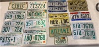 22) License Plates