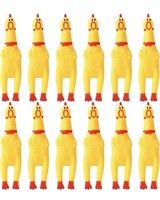 New 12 Pcs Rubber Chicken, Squeeze