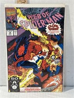 Web of Spider-Man #78 marvel comics, bagged