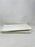 New Sweese White Serving Platters, Porcelain