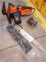Black and Decker corded 18" chainsaw