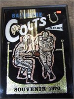 1970 BALTIMORE COLTS WALL ART