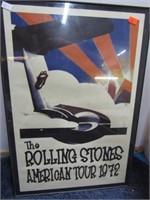 ROLLING STONES 1972 AMERICAN TOUR POSTER