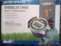 Orbit Sprinkler Timer With 1" Inline Valve