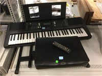 Yamaha keyboard, stand and more.