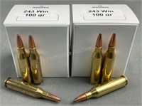 (40) Rnds Reloaded 243 WIN Ammo