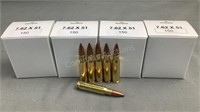 (80) Rnds Reloaded 7.62x51 Ammo