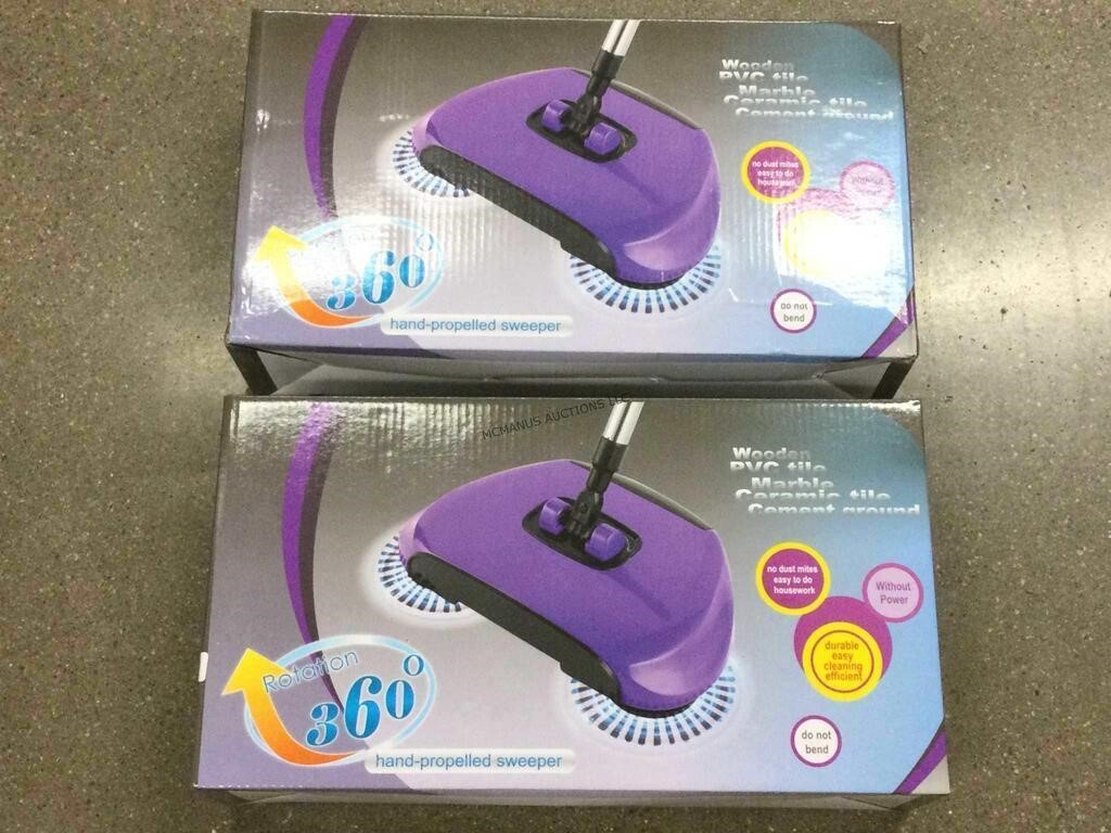 2 NiB hand propelled sweepers