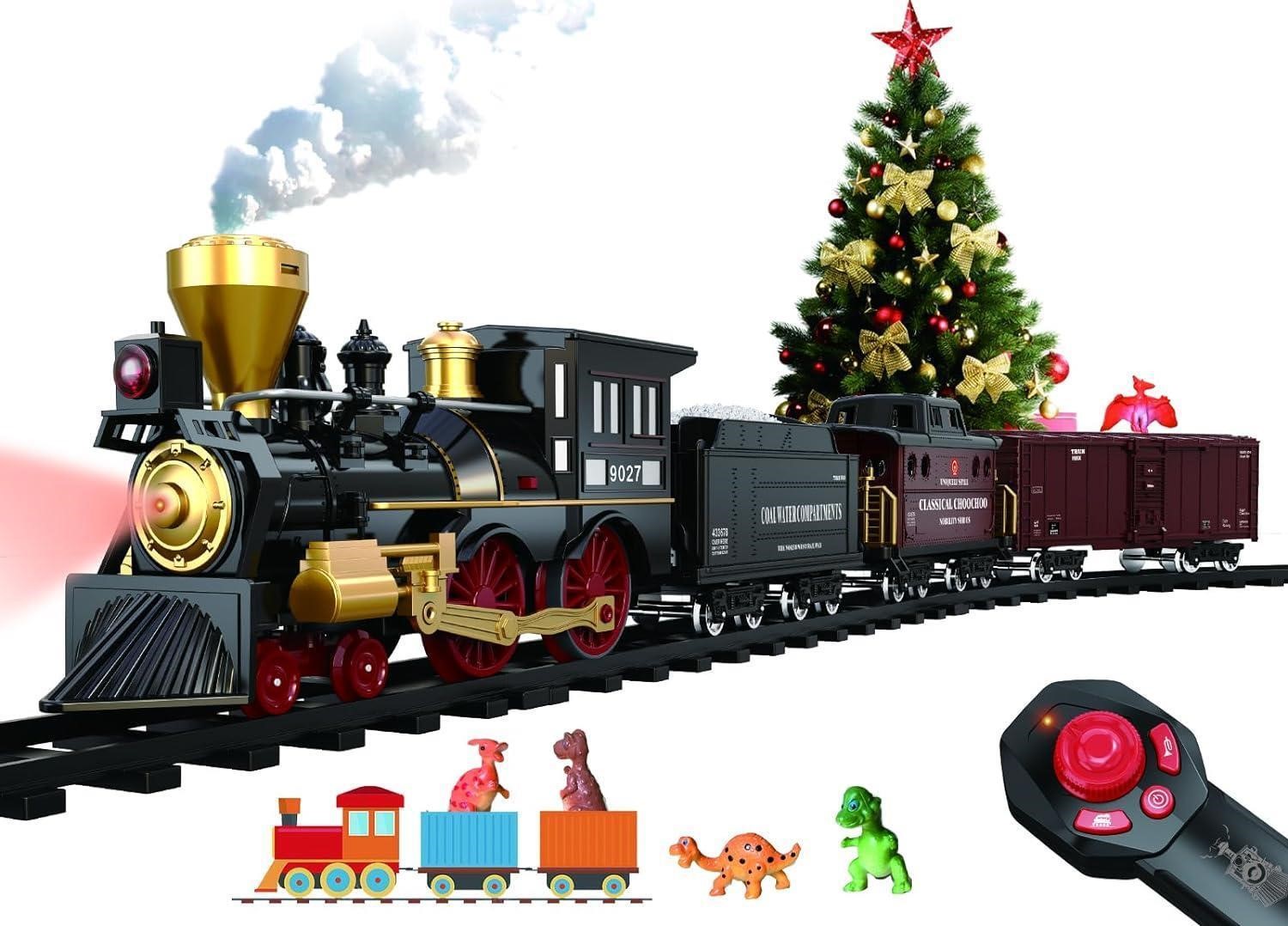 Electric Steam Train Set for Kids
