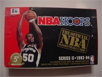 1993-94 NBA Hoops Series II w/ box, 400+ count