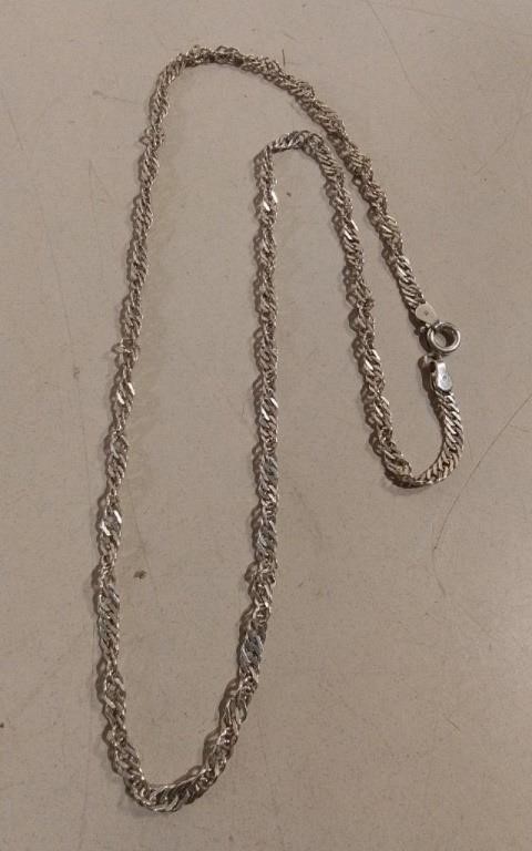 Sterling Silver 17.5" Chain