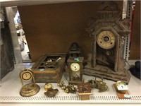 Vintage and Antique clock parts. For restoration,