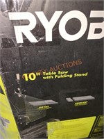 RYOBI 10" Table Saw w Folding table