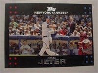 2007 Topps Derek Jeter New York Yankees error