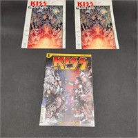 Lot of 3 KISS Band Comics 1st Dynamite Issue