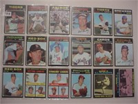 53 different 1970 Topps baseball cards w/ stars