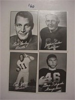 Four 1961 Topps CFL Canadian football cards