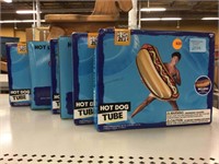 6 NIB hot dog pool float tube.