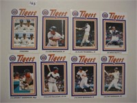 Set of 25 1988 Kroger Detroit Tigers baseball
