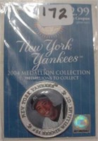 2004 New York Post Yankees medallion Bernie