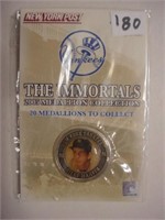 2005 New York Post Yankees medallion Billy Martin