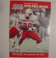 Rare 1990 Pro Set Eric Dickerson football card