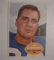 1960 Topps Pat Summerall New York Giants football