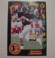1991 Wild Card Brett Favre rookie football card