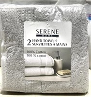 Serene Home Hand Towels 2 Pack