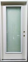 36" Wide Smooth Fiberglass Single Door