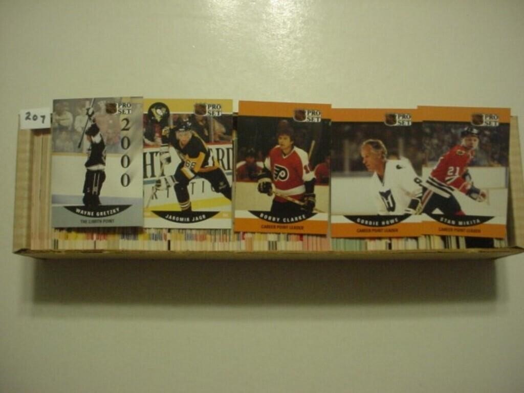 615+ 1990-1991 Pro Set NHL ice hockey cards with