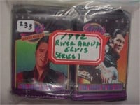 12 sealed packs of 1992 Elvis Presley Series I