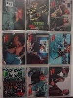 1997 complete set of 90 Starship Troopers cards