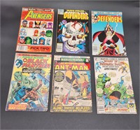 Lot of 6 Marvel Comics 1970's & 1980's