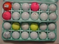 24 used Callaway golf balls