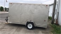 2012 6x12 Interstate enclosed trailer w title