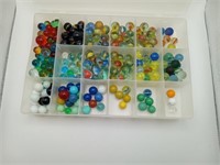 Poison Dart Frog Glass & Swirl Marble sorted lot