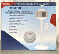 Comfort Mate Digital Ceramic Heater/fan