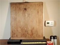 antique Hoosier Cabinet cutting board 20"W x 20"T